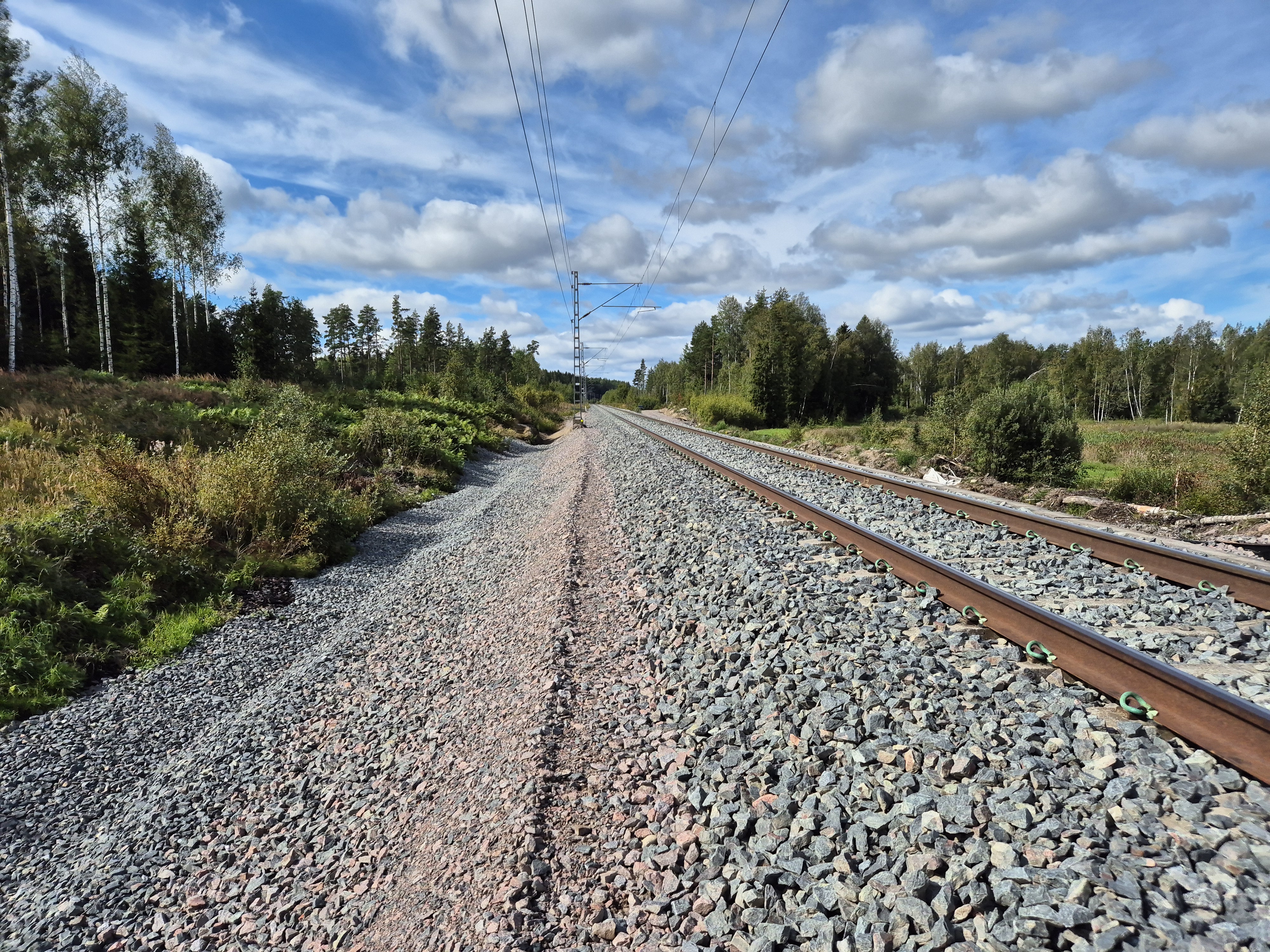 Kuvaa valmiista radasta