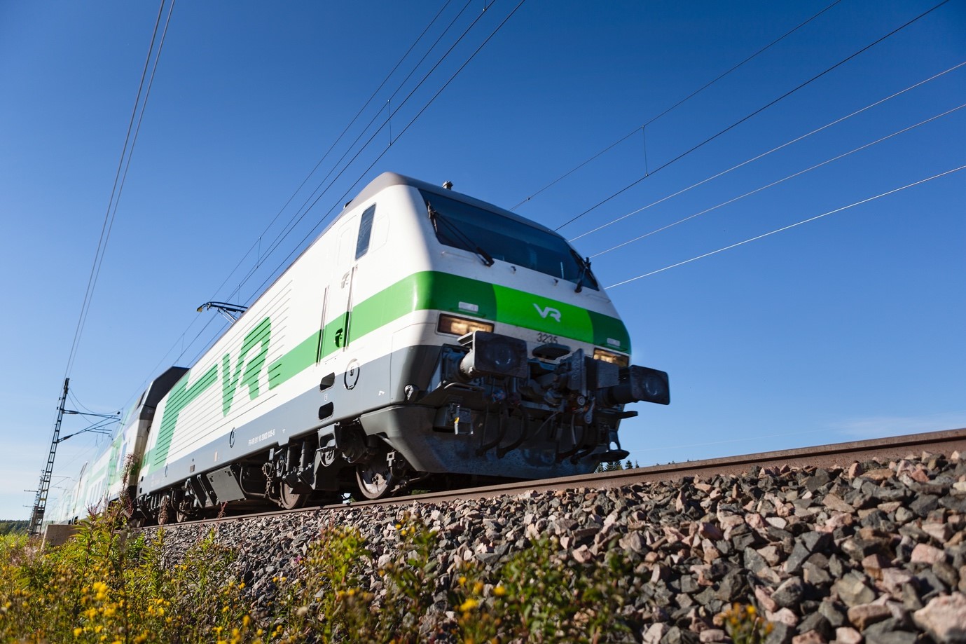 Measurement equipment has been installed in a Sr2 locomotive operated by VR.