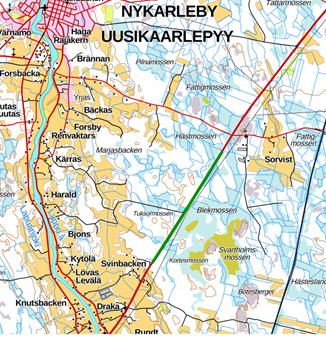 Vt 8 parantaminen välillä Ytterjeppo – Sorvist - Väylävirasto