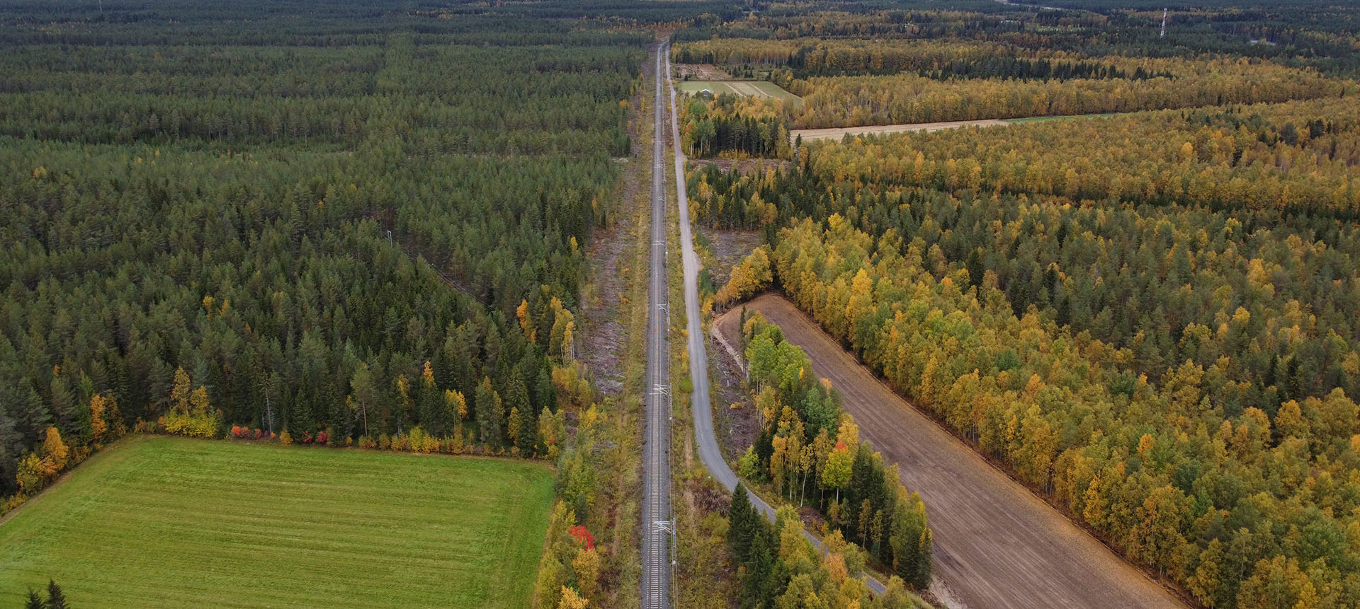 Kellon liikennepaikka ilmasta kuvattuna.