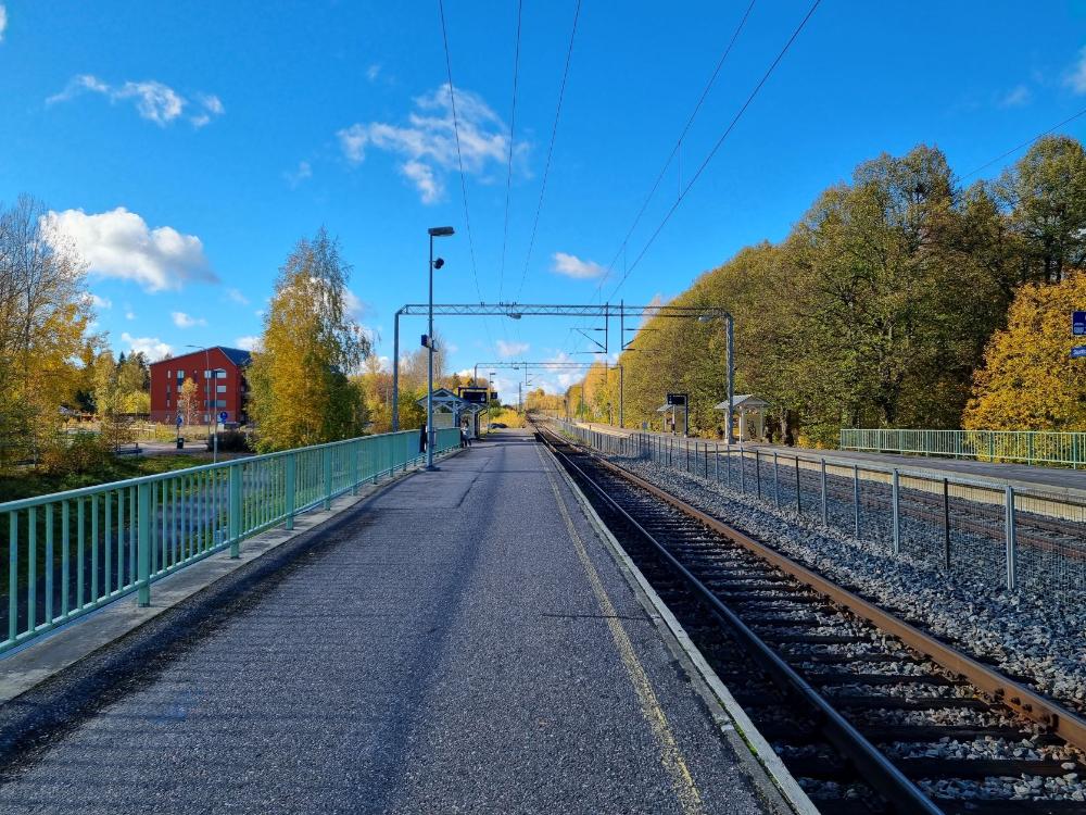 Sjundeå station hösten 2022