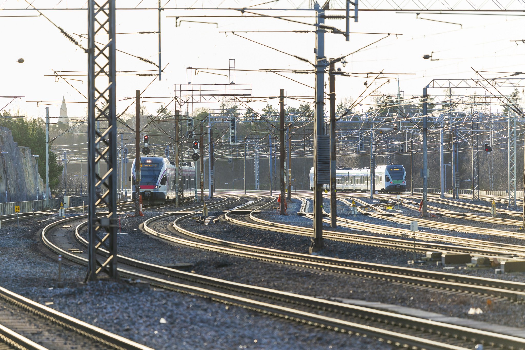 Railroad near Pasila.