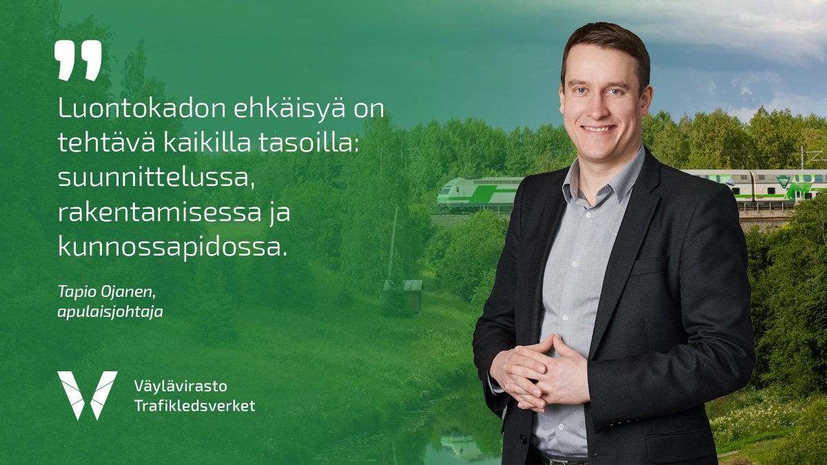 Apulaisjohtaja Tapio Ojanen ja lainaus 