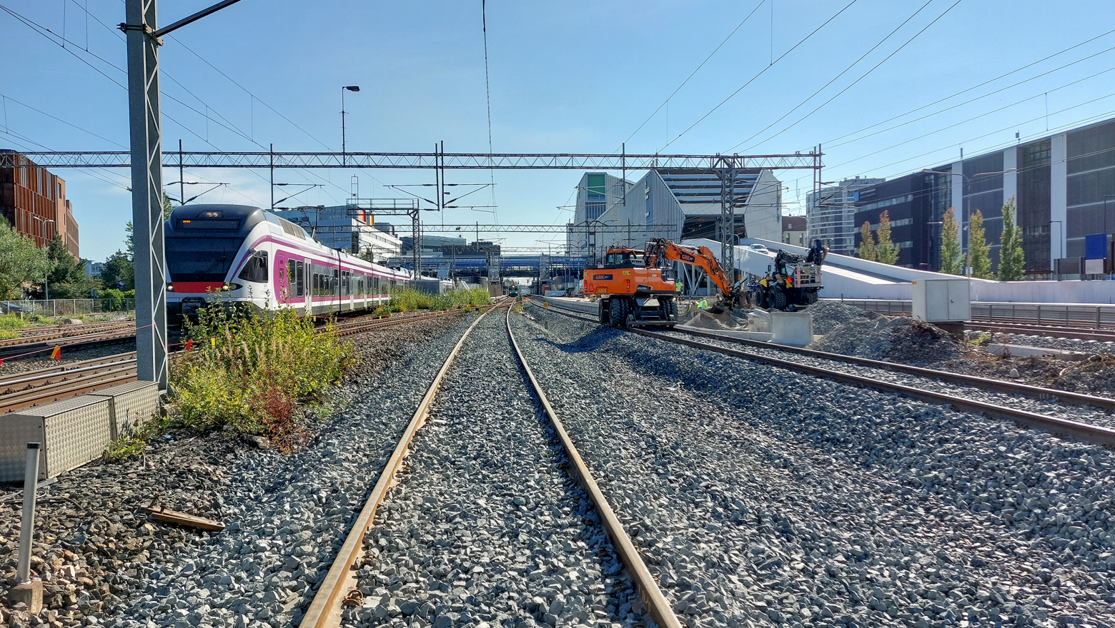 Ny fas i banarbetet i Dickursby medför förändringar i tågtrafiken fr.o.m. den 9 september