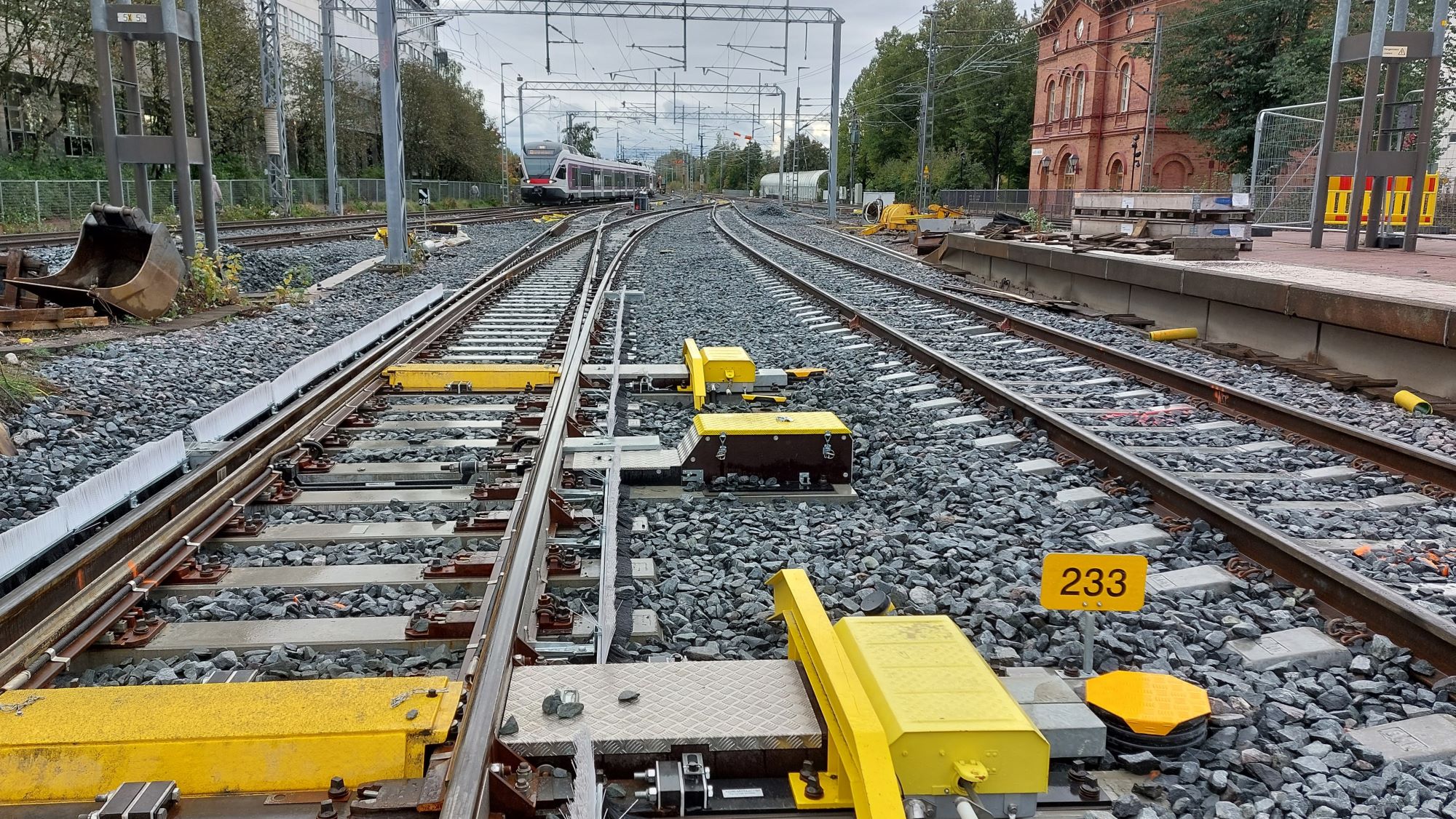 Spåren på Dickursby bangård