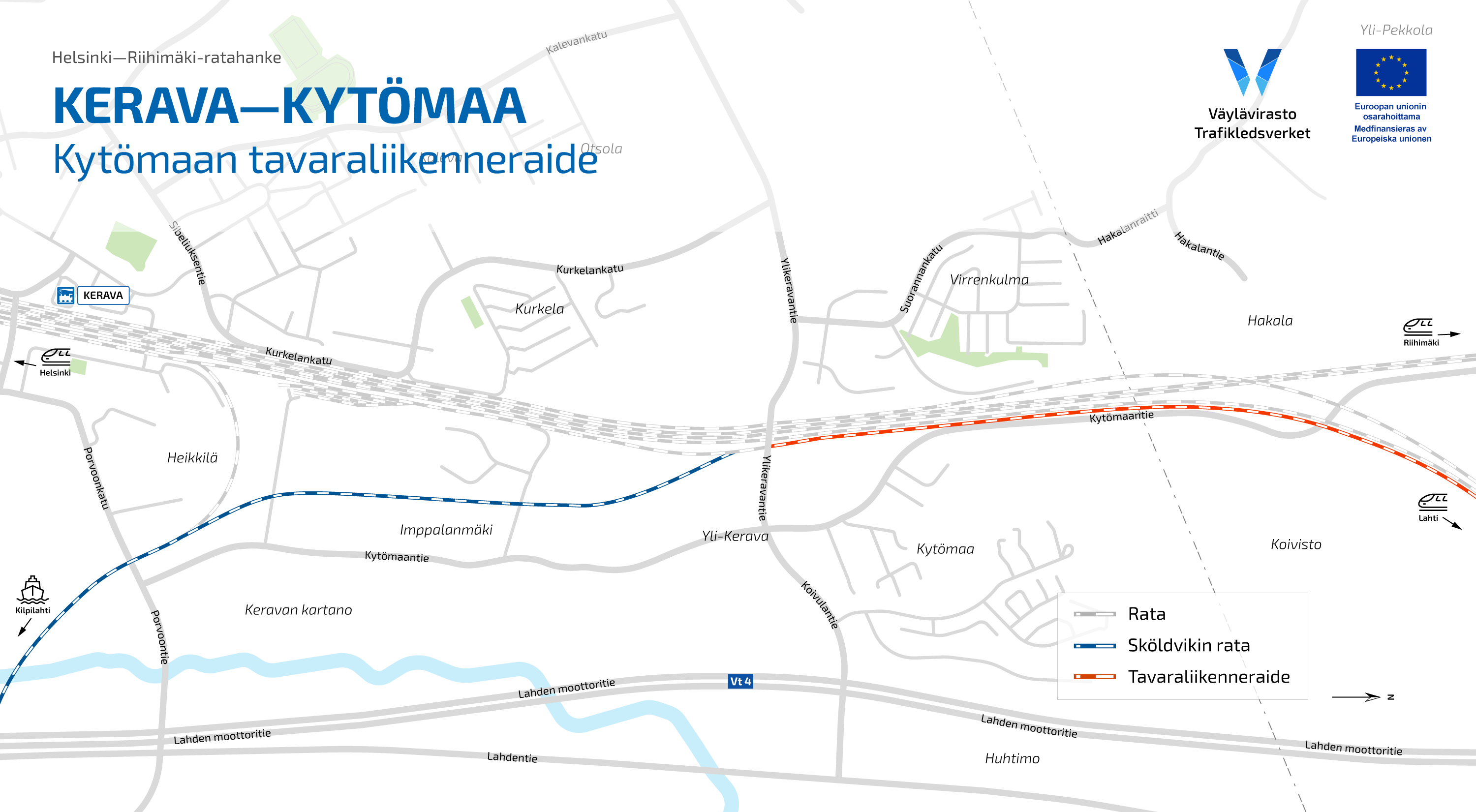 Kytömaalle suunnitellaan tavaraliikenneraidetta