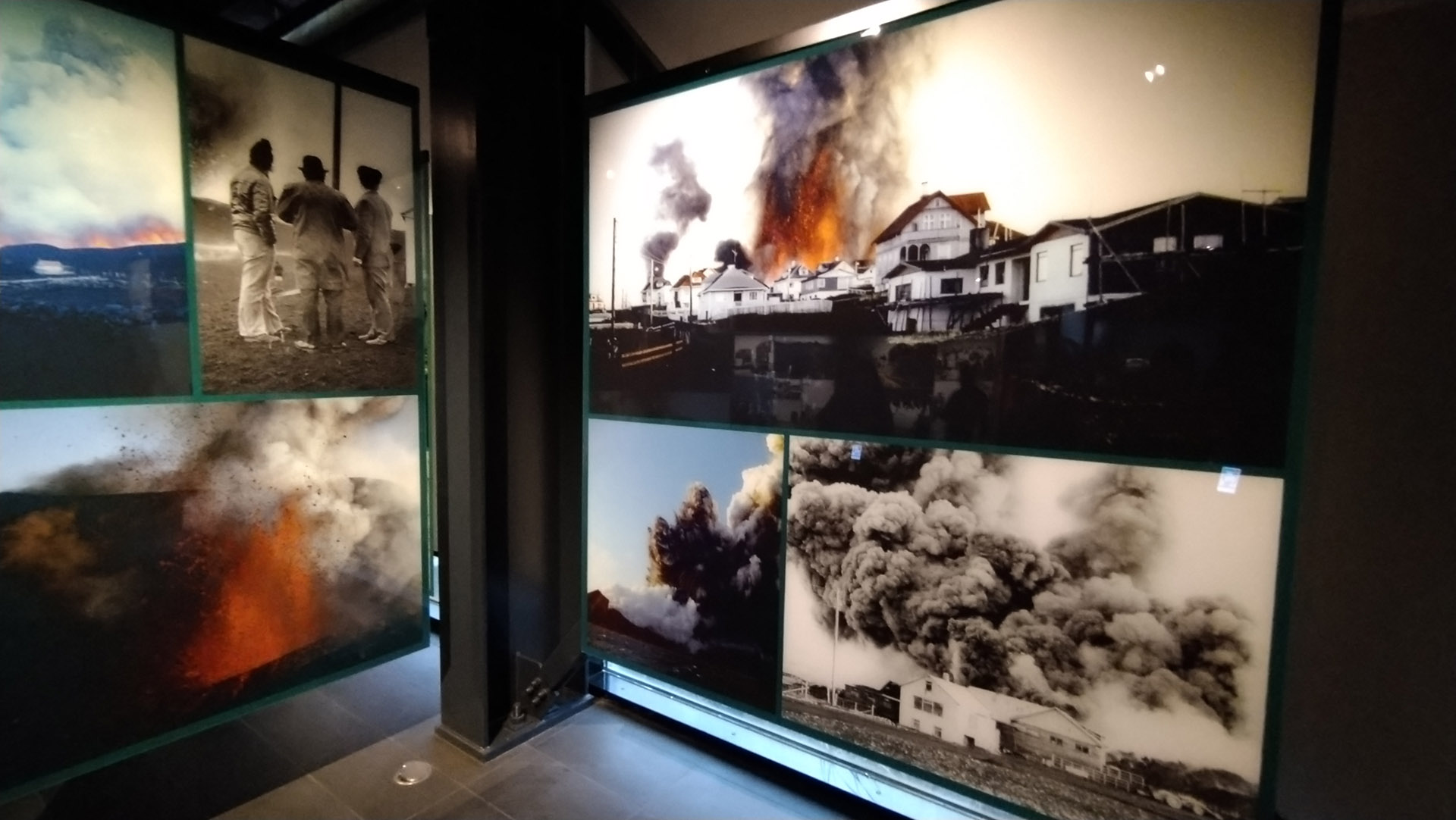 Eldheimar museum on Heimaey island in Vestmannaeyjar, Iceland (picture taken at the museum 2nd June 2022)