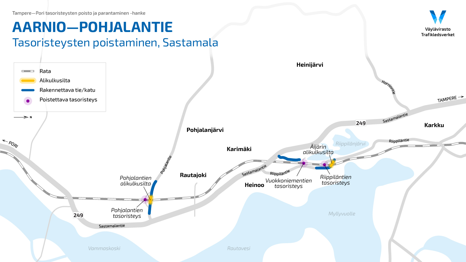 Aarnio-Pohjalantie karttakuva.