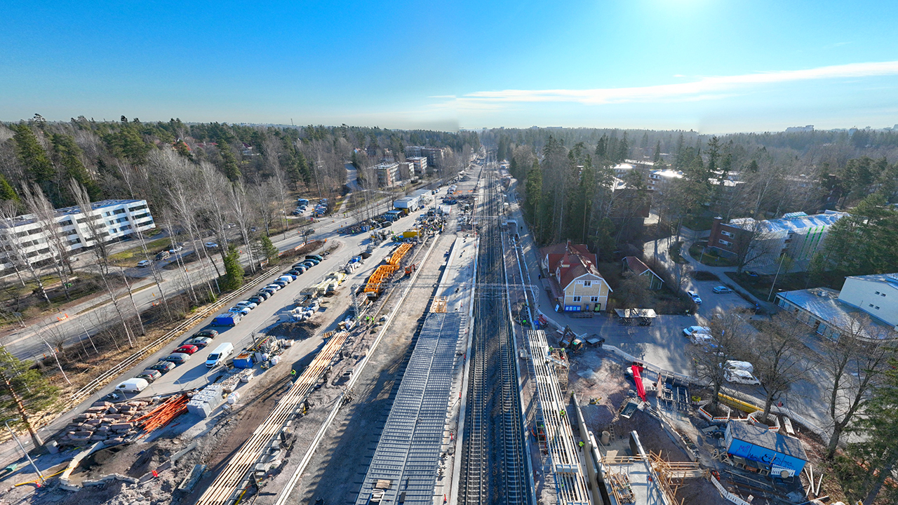 Näkymä kohti Leppävaaraa