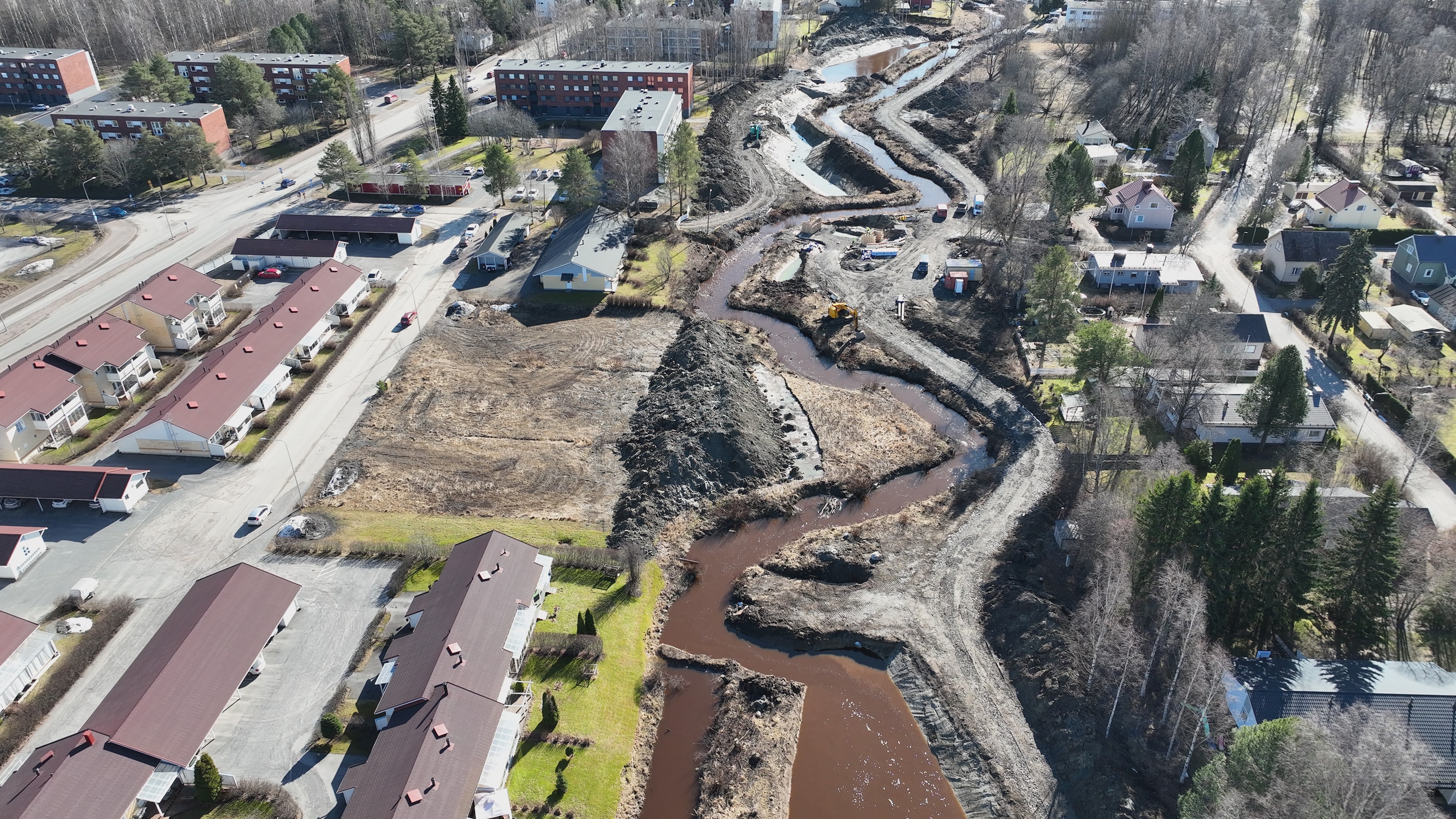 Pajuluoma-puro Seinäjoella maaliskuussa 2026