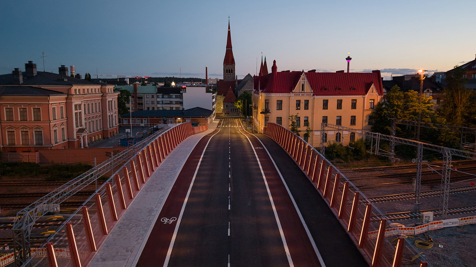 Erkkilän silta illalla