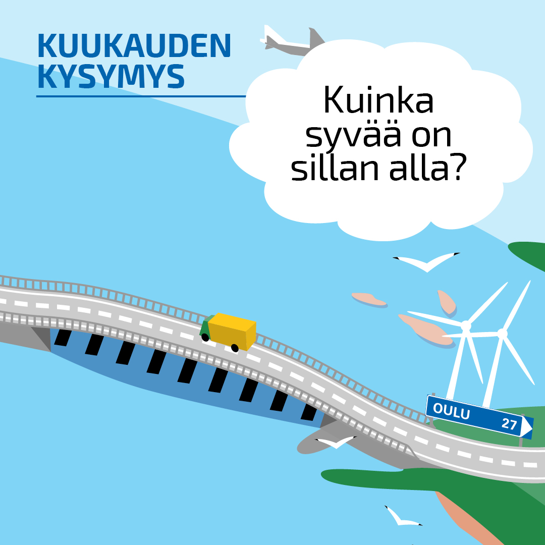 Kuukauden kysymys: Kuinka syvää on sillan alla?