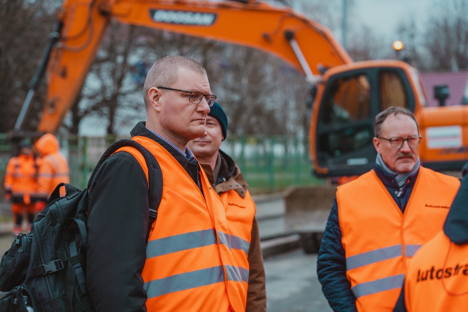 Antti Castren Ukrainassa työmaalla.
