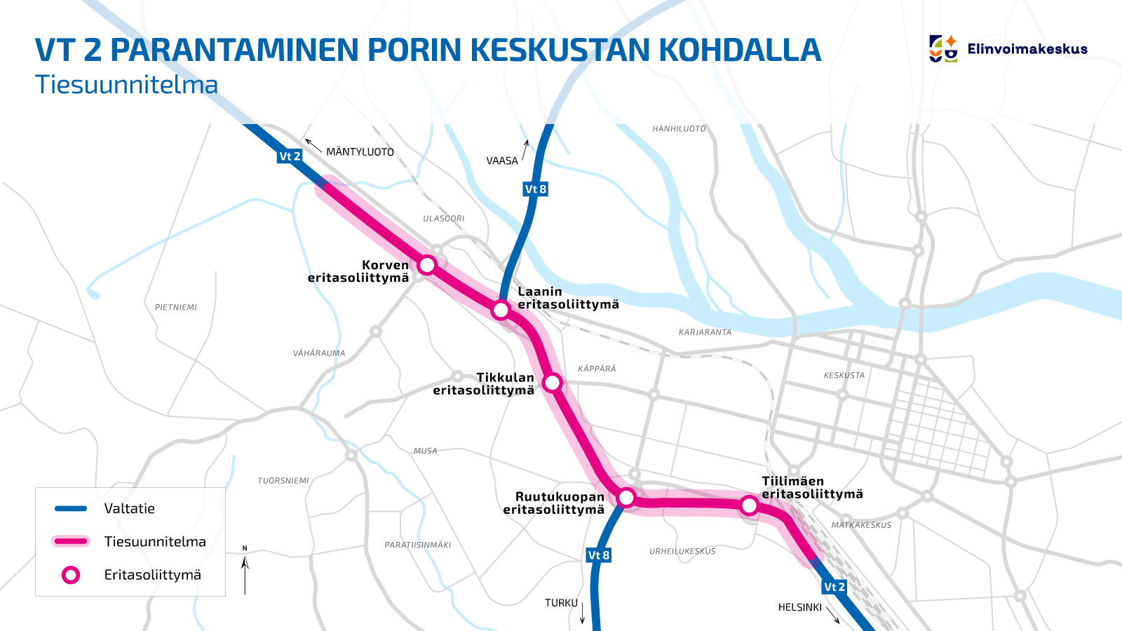 Karttakuva suunnittelualueesta