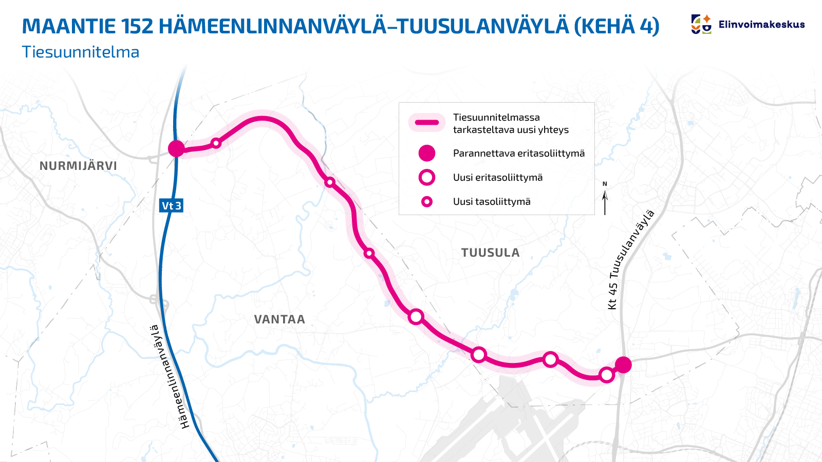 Kartta hankealueelta
