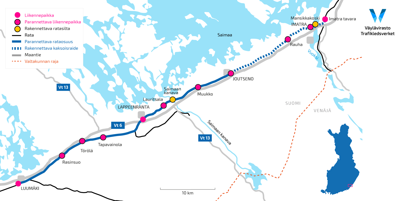 Luumäki–Imatra-ratahanke - Väylävirasto