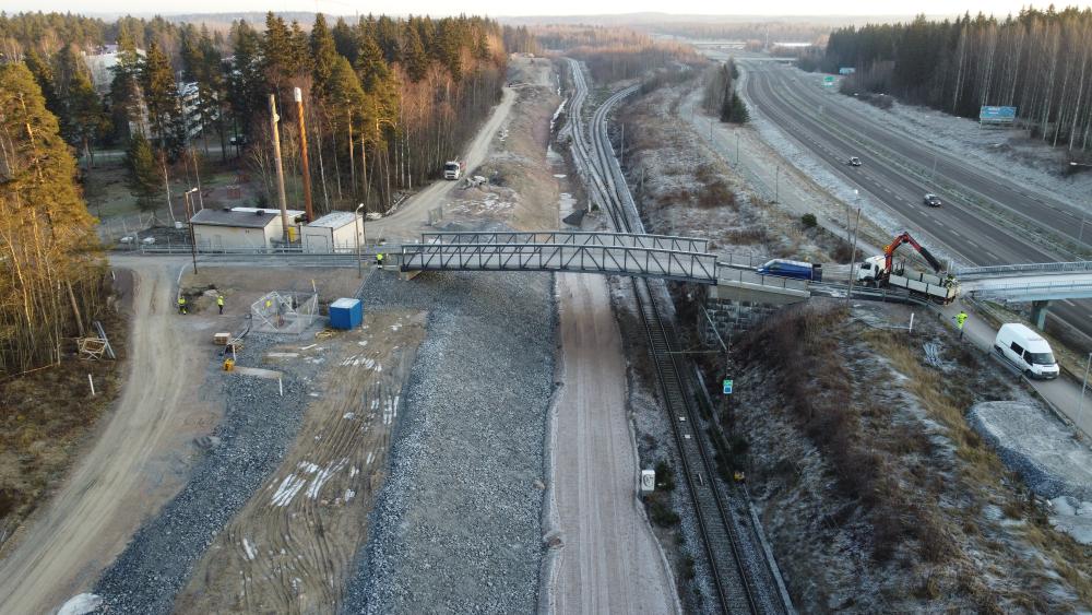 Kaksoisraideosuus Rauha-Imatran tavara-asema - Väylävirasto