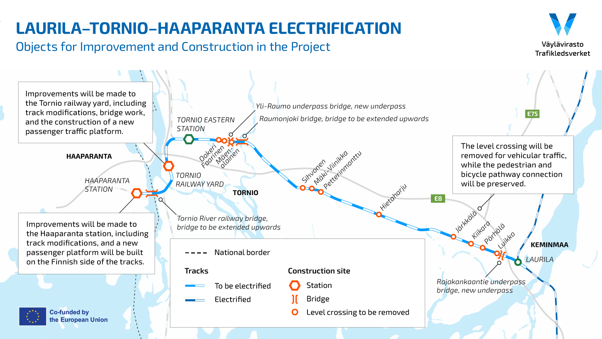 a map about Laurila-Tornio-Haparanda