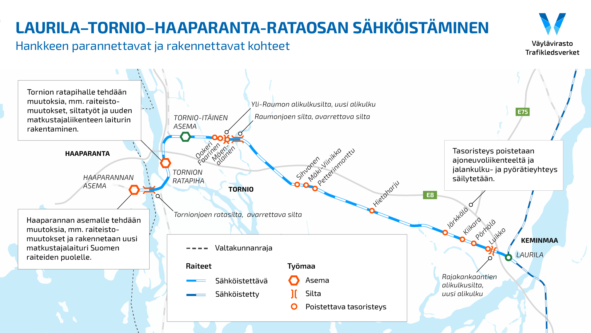 Kartta hankealueesta.