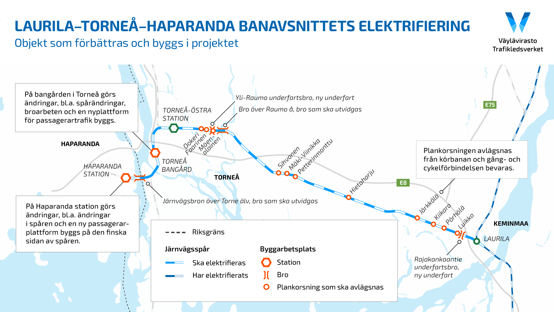 Kartta hankealueesta.