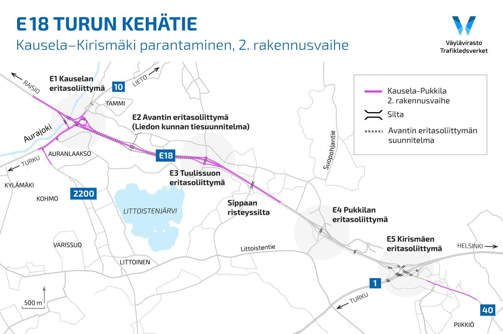 Karttakuva toisesta rakennusvaiheesta.