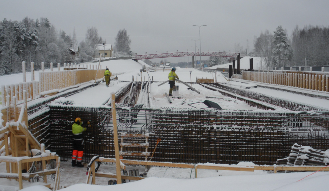 Setrikadun silta sai raudoituksen helmikuussa 2016