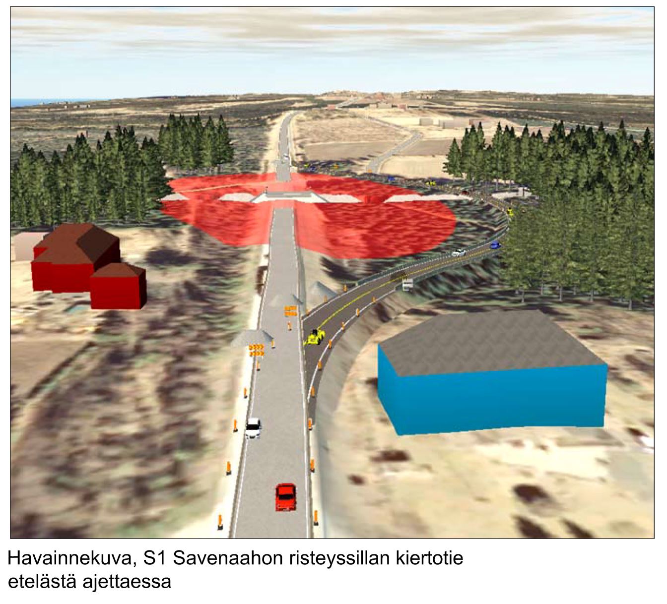 Havainnekuva kiertotieltä 51.