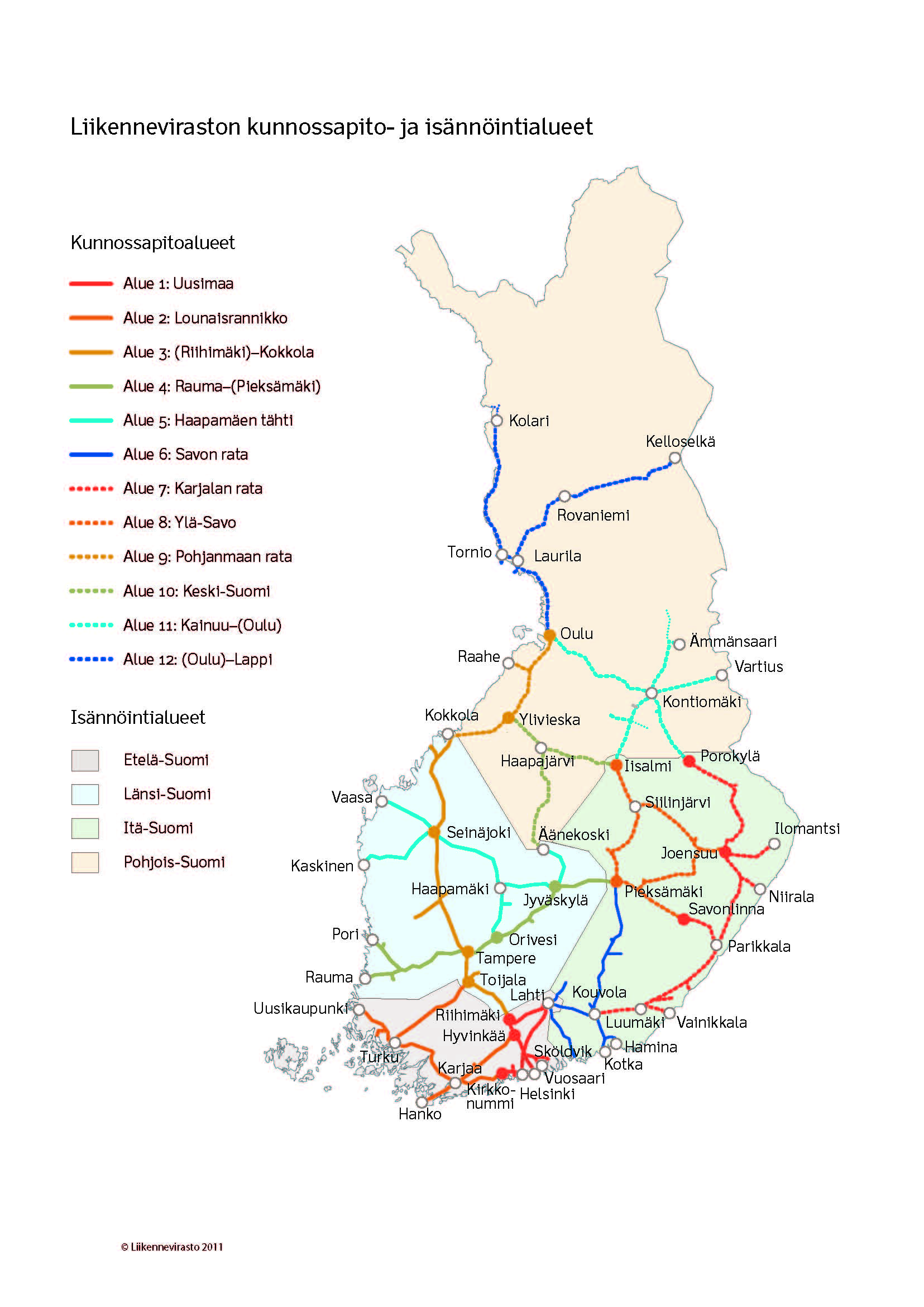 Liikennevirasto kartoittaa rataverkon kunnossapitoalueen  turvallisuustehtävät Länsi-Suomessa - Finnish Transport Infrastructure  Agency