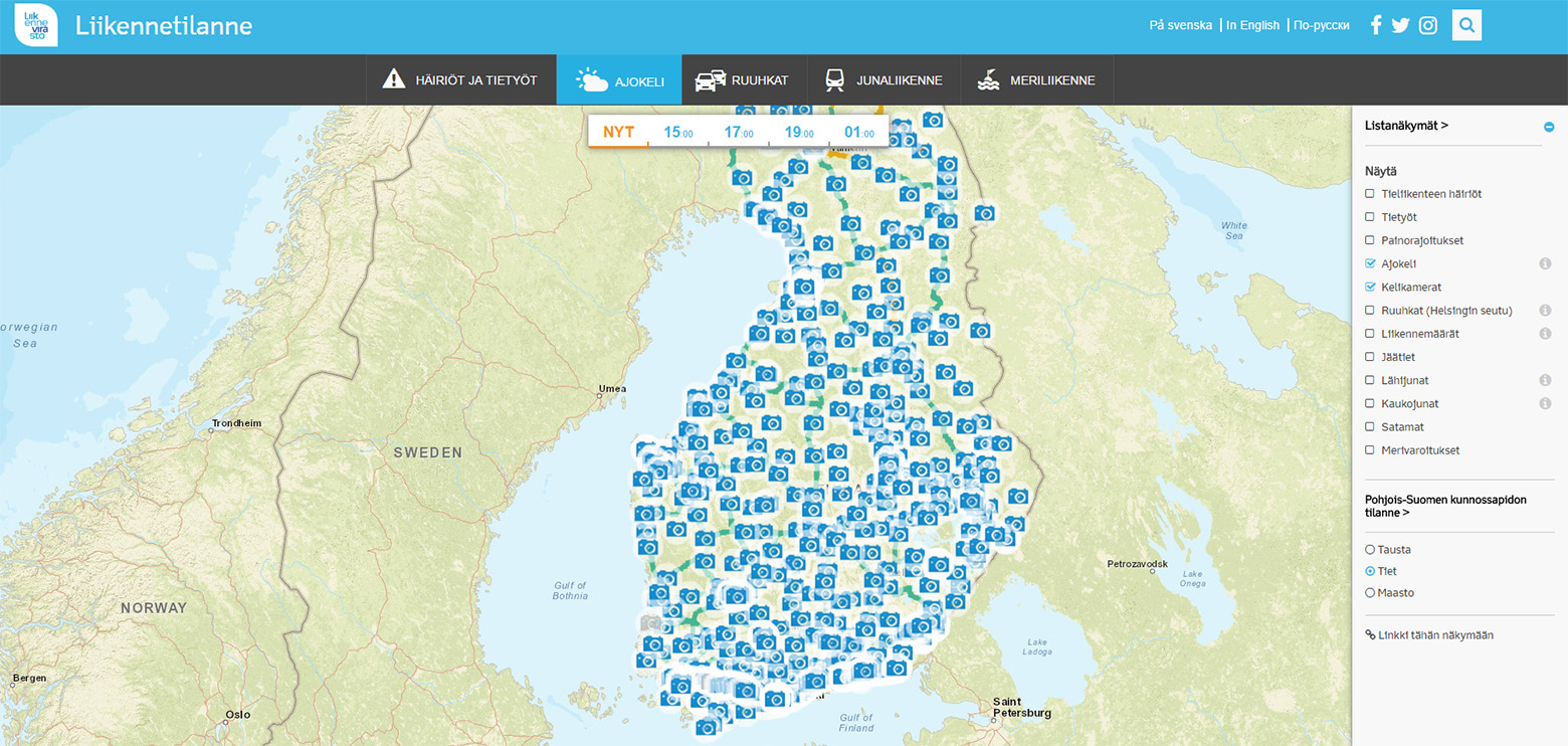 Liikennetilanne-palvelulle uusi ilme - Väylävirasto