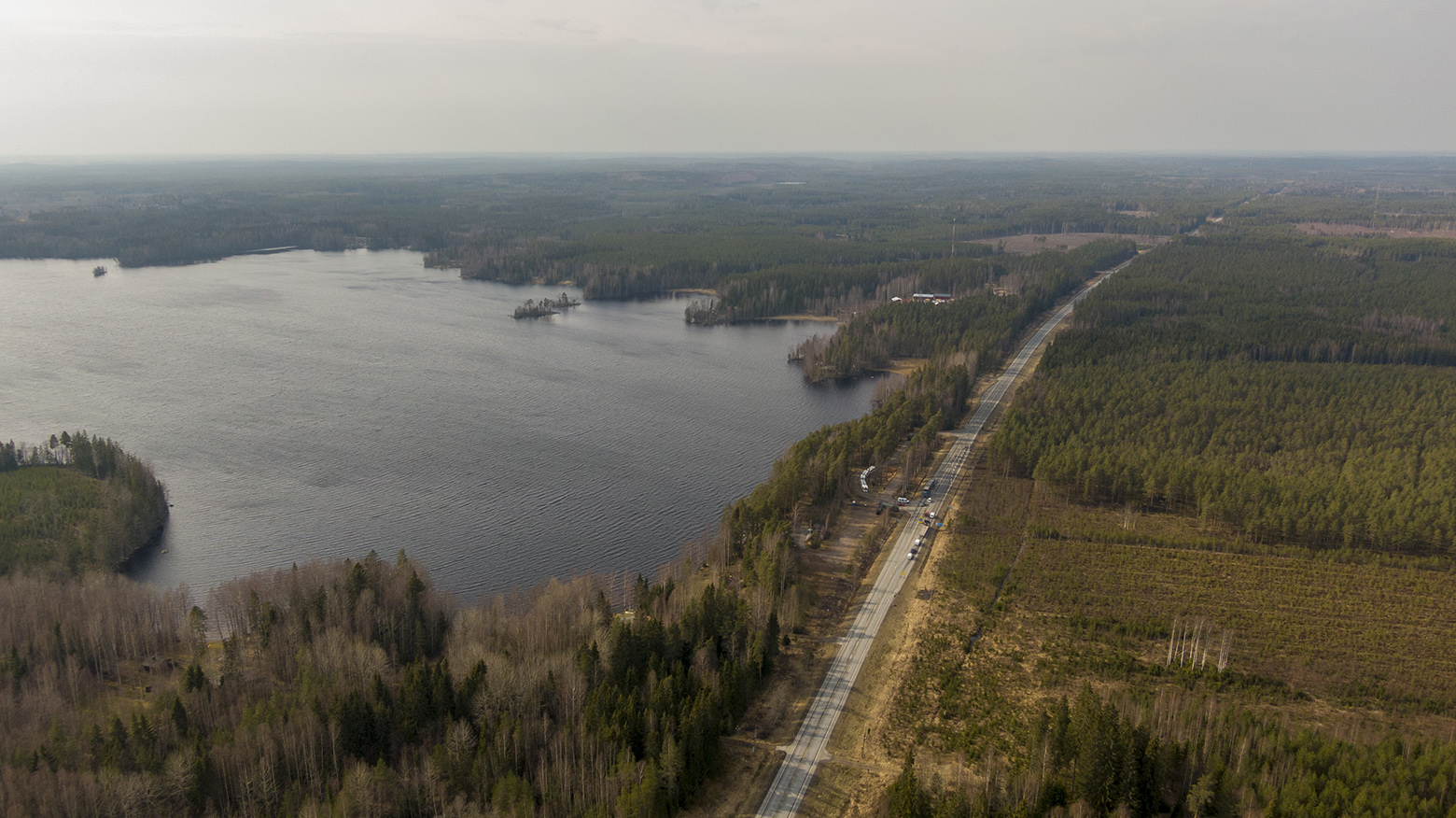 tarkistuspiste vt 2 Salkolanjäriv, Somero, ilmakuva