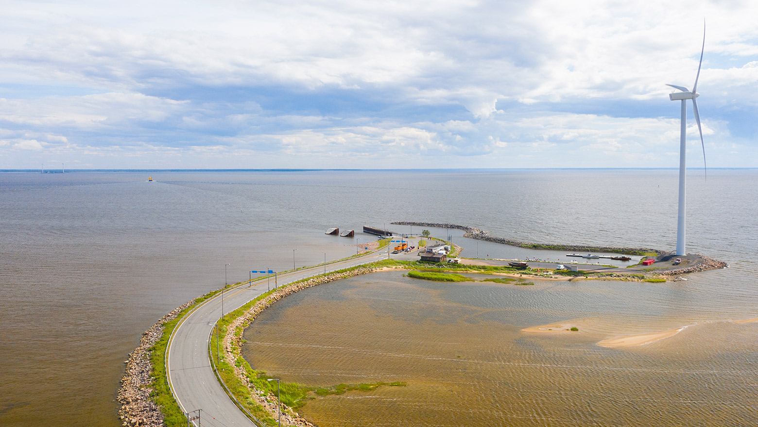 Hailuoto Ferry Harbour in June 2019