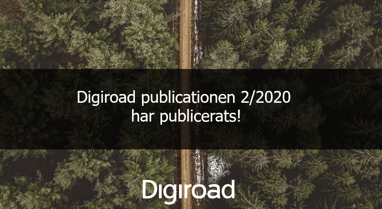 Digiroad-publikationen 2/2020 har publicerats