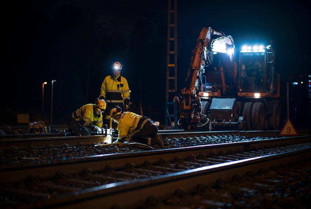 Radan kunnossapitotöitä Helsingissä.