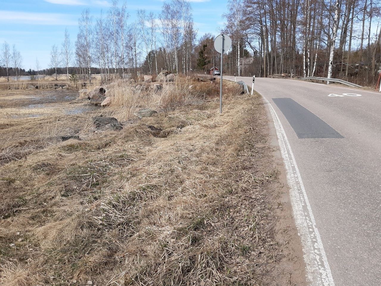 Suunniteltu jkpp-tie maanteille 3501 ja 14535 Purolan kohdalle Pyhtäälle.